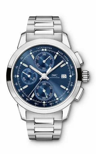 IWC Ingenieur Chronograph Classic Stainless Steel / Blue IW3808-02 (IW380802)